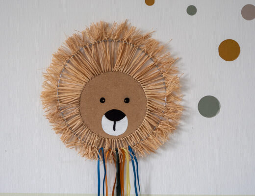 DIY Traumfänger in Löwenoptik fürs Kinderzimmer